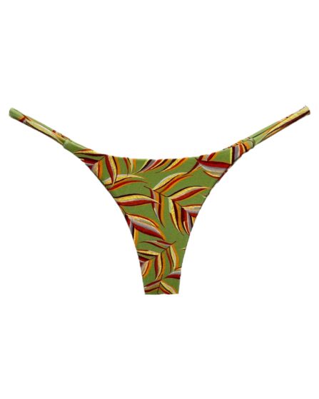 Tanga de Biquíni Fio dental Duplo lateral estreita Jurere - Imagem 3