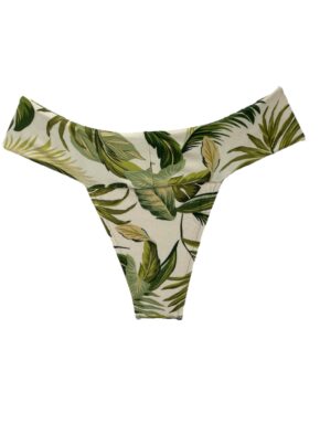 Tanga de biquíni cós pala larga Leaves