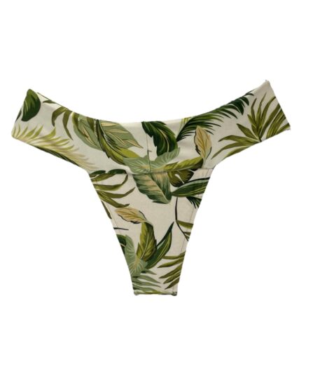 Tanga de biquíni cós pala larga Leaves