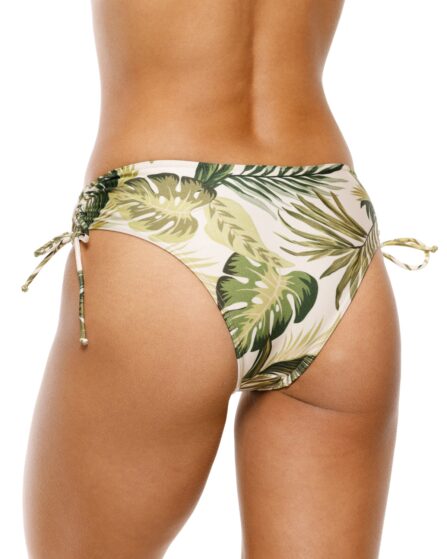Tanga de Biquíni com Franzido Lateral Leaves - Imagem 2