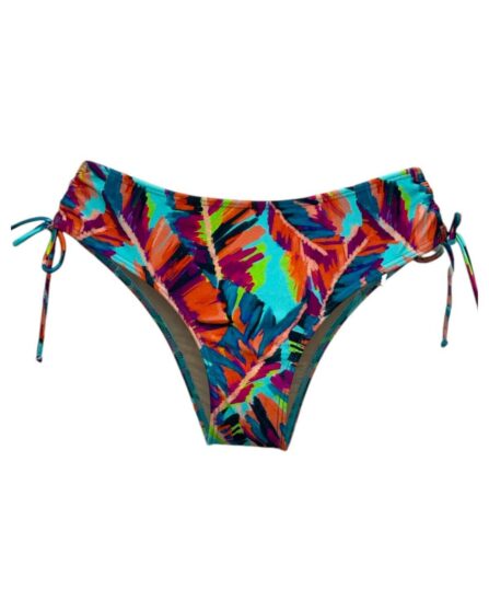 Tanga de Biquíni com Franzido Lateral Caranda
