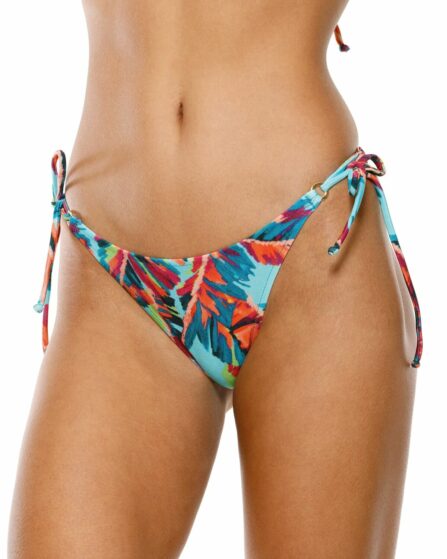 Tanga de biquíni amarração lateral argolinha dourada Caranda