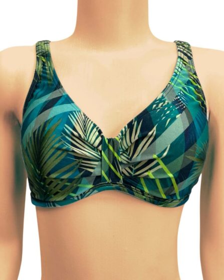 Top de Biquíni camiseta com detalhe frontal Planes