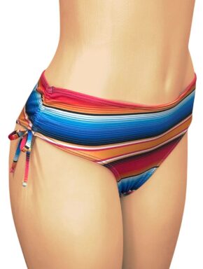 Tanga de Biquíni com Franzido Lateral Listra