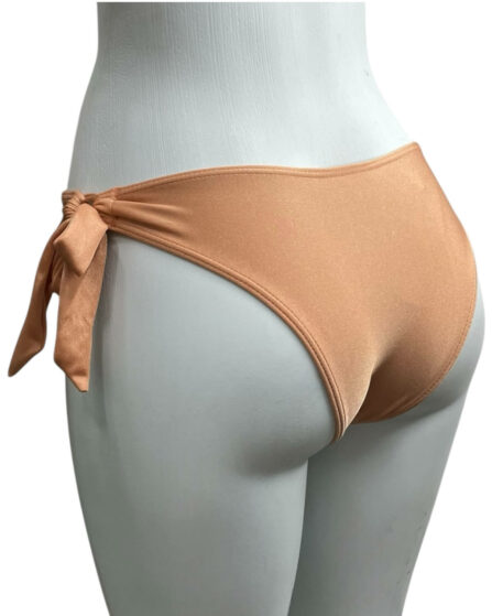 Tanga de Biquíni com Laço na Lateral Liso - Imagem 6