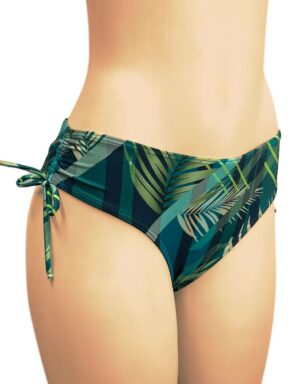 Tanga de Biquíni com Franzido Lateral Planes
