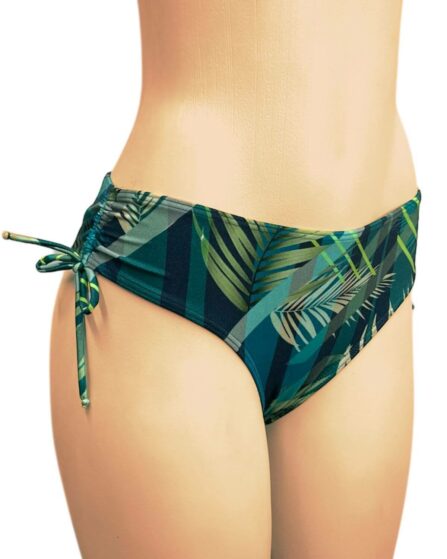 Tanga de Biquíni com Franzido Lateral Planes