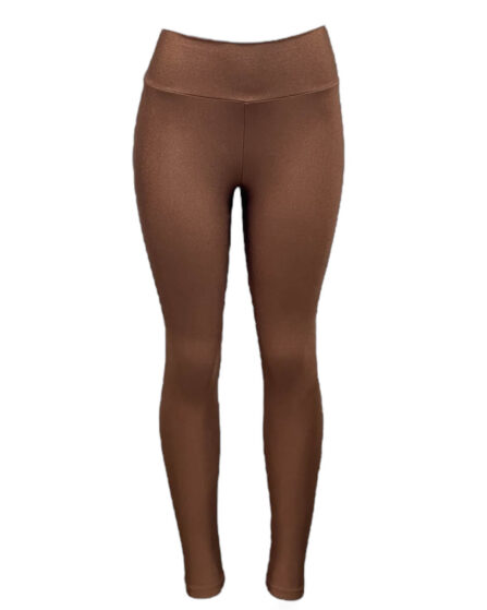 Calça Legging fitness Básica Cós Largo Capuccino - Imagem 4