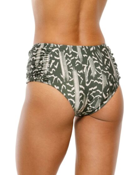 Tanga de Biquíni Cós Alto com Lateral Drapeada Soho - Imagem 3