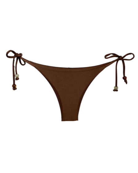 Tanga de biquíni com amarração na lateral com laços Beads Cores