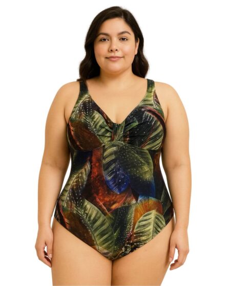 Maiô Plus Size Clássico com detalhe Frontal Alquimia