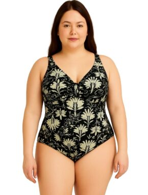 Maiô Plus Size Clássico com detalhe Frontal Classic