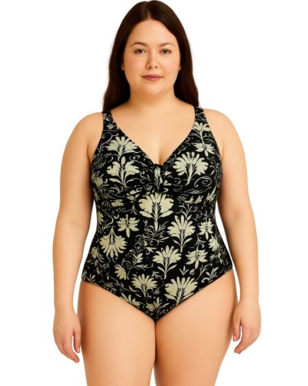 Maiô Plus Size Clássico com detalhe Frontal Classic