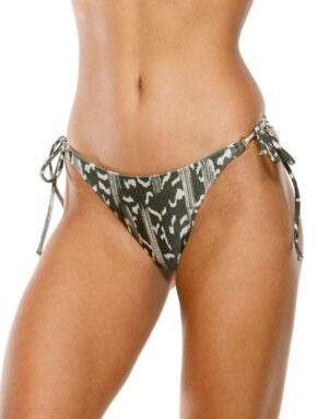 Tanga de biquíni amarração lateral argolinha dourada Soho