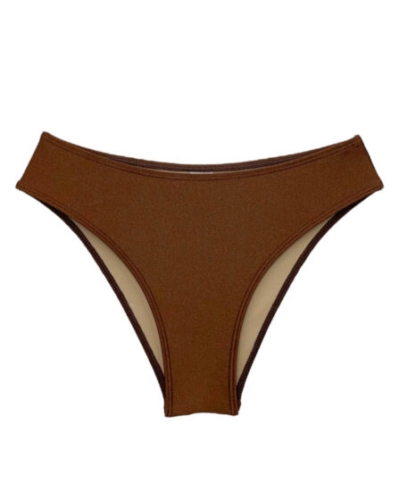 Tanga de biquíni sunkini básica Cappuccino