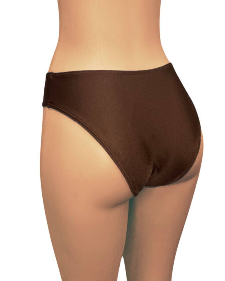 Tanga de biquíni sunkini básica Cappuccino - Imagem 3