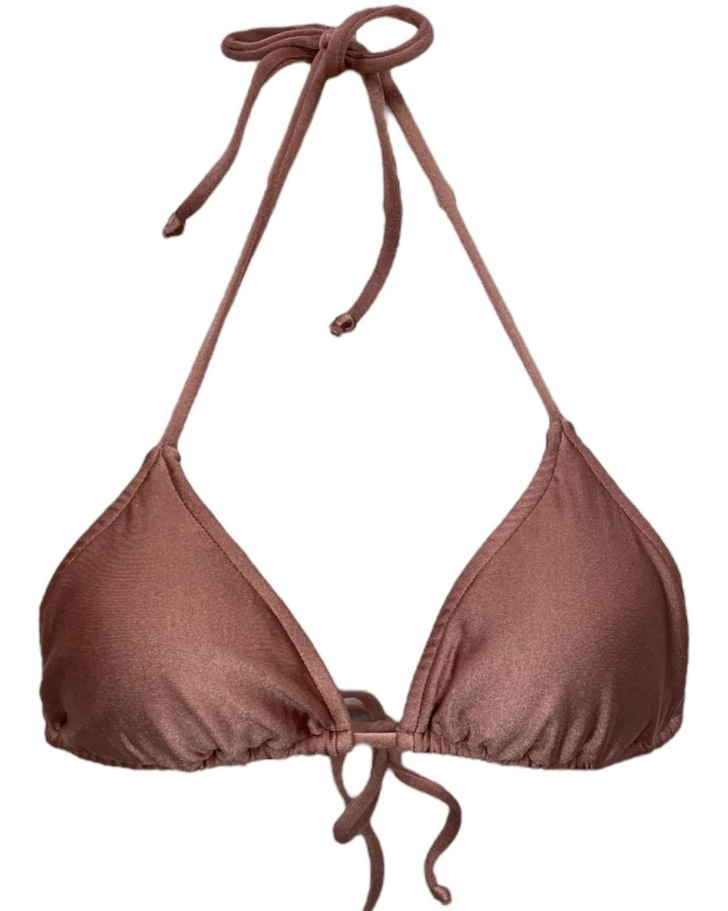 Top de biquíni modelo cortininha Trilobal Lisos - Imagem 2