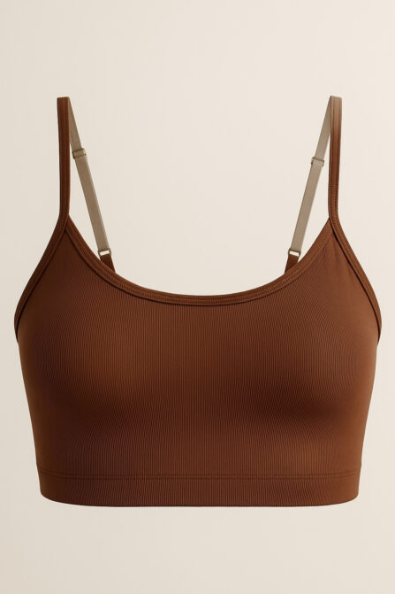 Top Fitness com bojo Lyon Cappuccino - Imagem 3