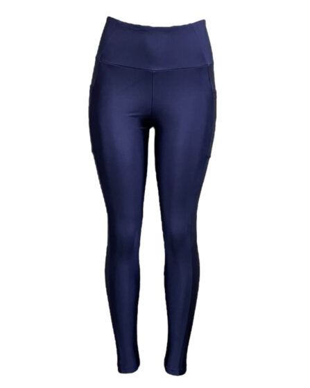 CALÇA LEGGING FEMININA COM BOLSO LATERAL Marinho