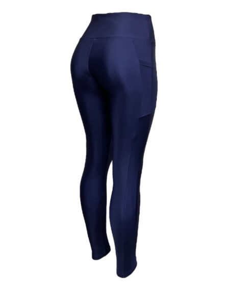 CALÇA LEGGING FEMININA COM BOLSO LATERAL Marinho - Imagem 2