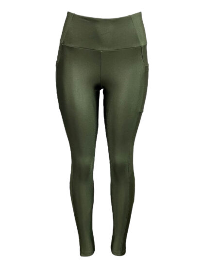 CALÇA LEGGING FEMININA COM BOLSO LATERAL Croco