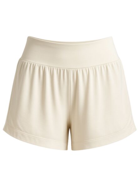 Shorts Com Sobreposição Feminino bolso interno e cós largo Off White