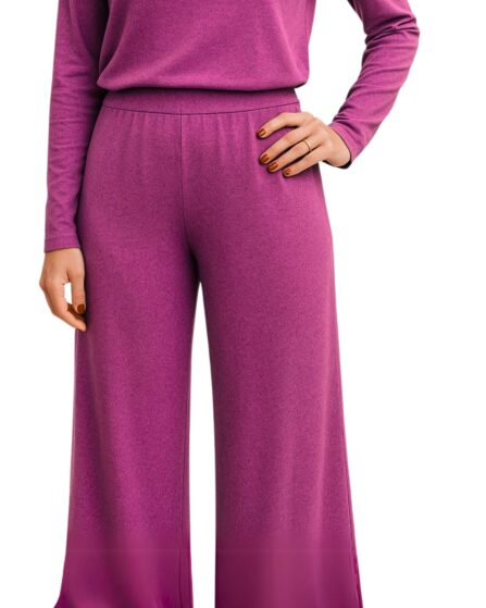 Calça Pantalona em Malha Lanzinha Cores - Imagem 4