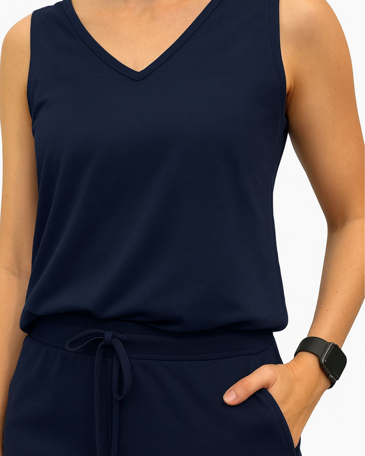 Regata Dupla Fleece Marinho