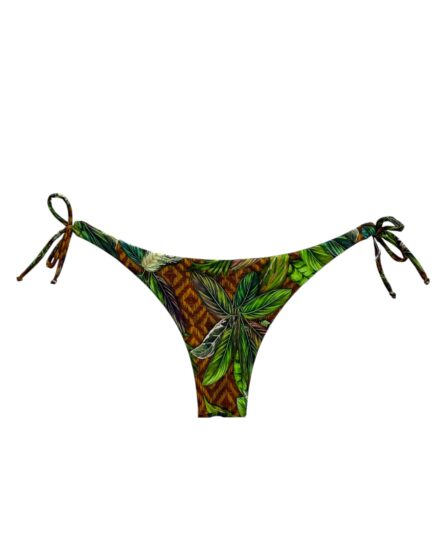Tanga de Biquíni Lateral Estreita com Amarração Ilha Bela - Imagem 4