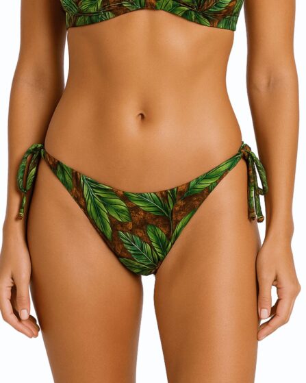Tanga de Biquíni Lateral Estreita com Amarração Ilha Bela