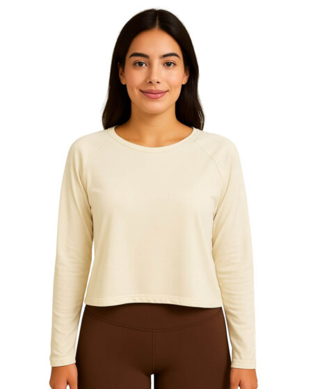 Cropped Manga Longa Pisco Cores