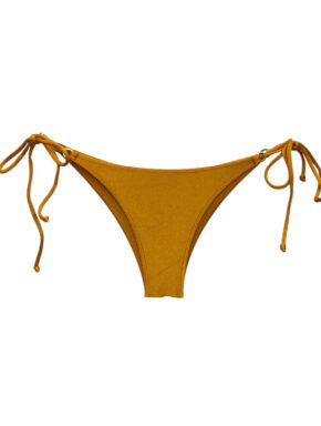 Tanga de biquíni amarração lateral Damasco