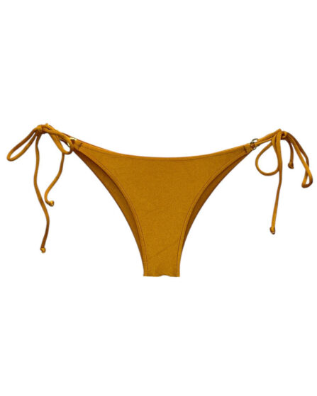 Tanga de biquíni amarração lateral Damasco
