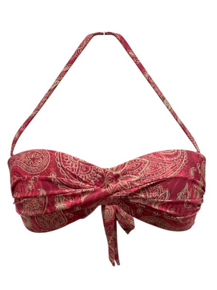 Top de Biquíni Tomara que Caia com Bojo Boho Chic - Imagem 2