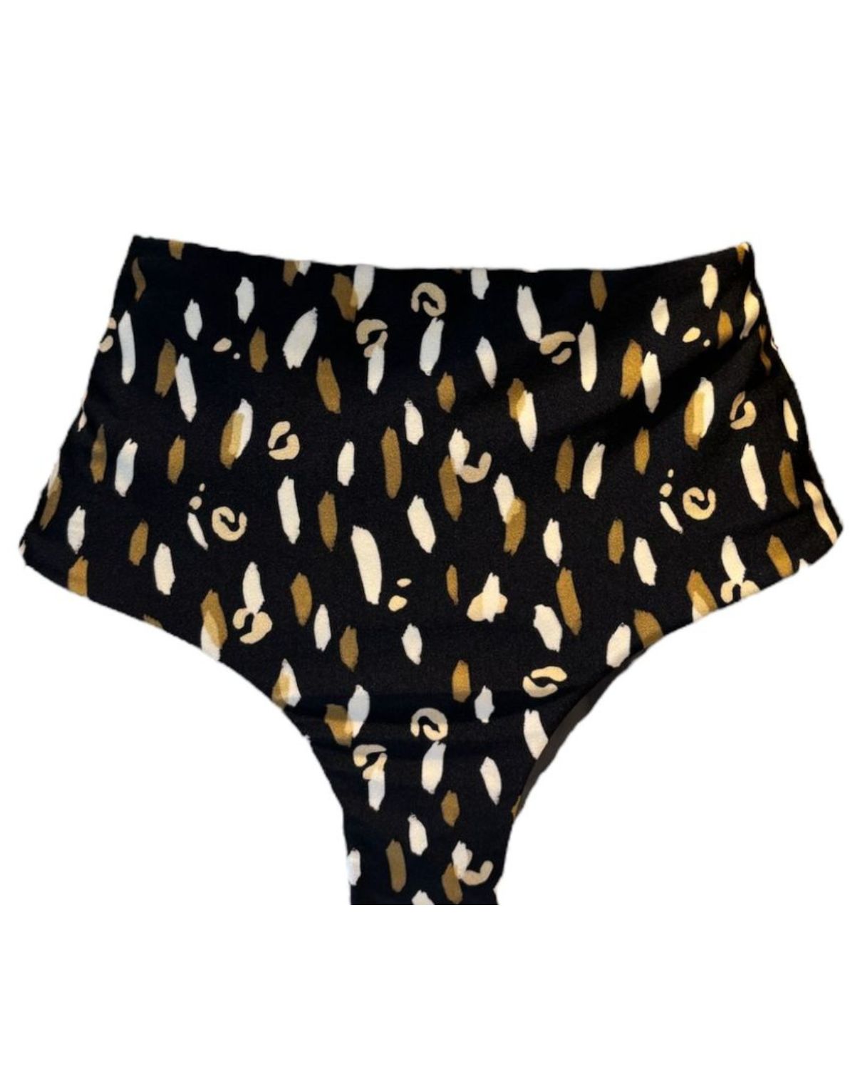 Tanga de biquíni hot pants Dupla Face Oliva Print - Imagem 4