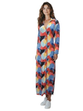 Camisão Longo com Gola Positano