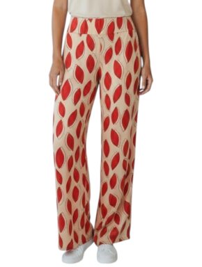 Calça Feminina pantalona reta Ville Off