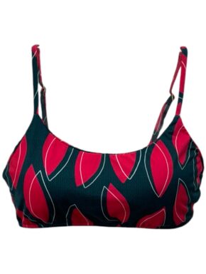 Top de Biquíni com bojo e alças reguláveis Ville Pink