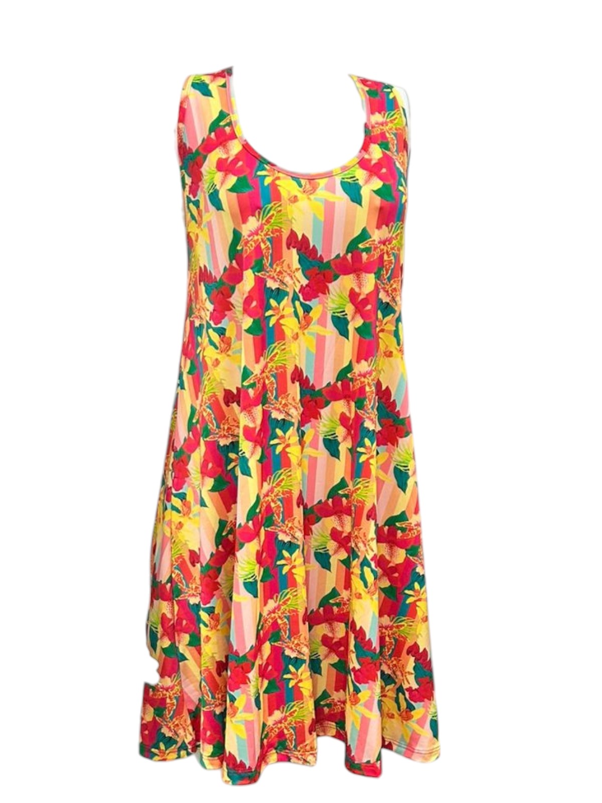 Vestido regata curto evasê Vitamina - Imagem 3