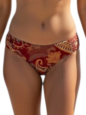 Tanga de Biquíni com Lateral Drapeada Teba Liquor