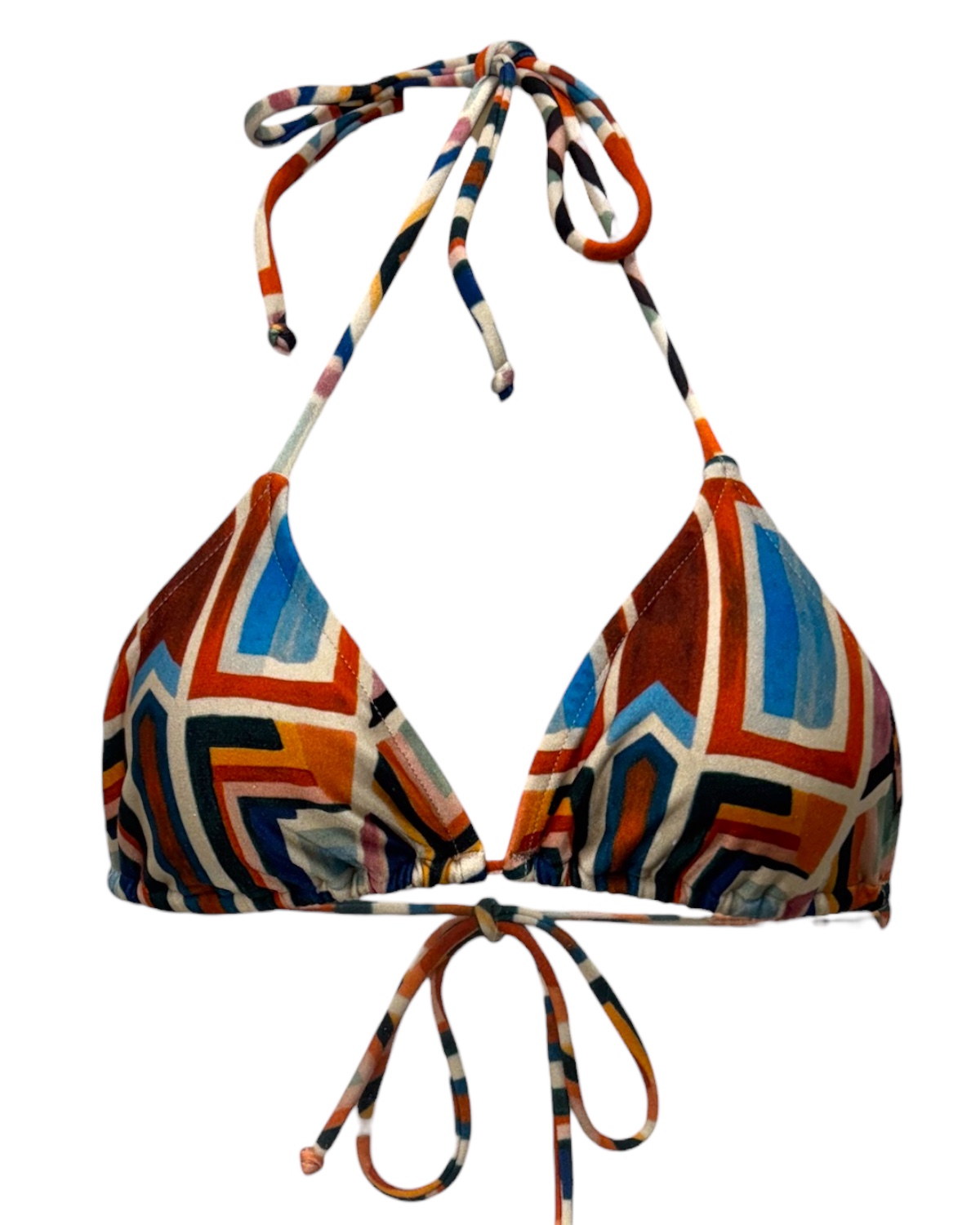 Top de biquíni cortininha com bojo removível Tess - Imagem 3