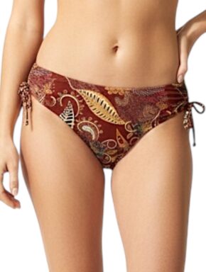 Tanga de Biquíni com Franzido Lateral Teba Liquor