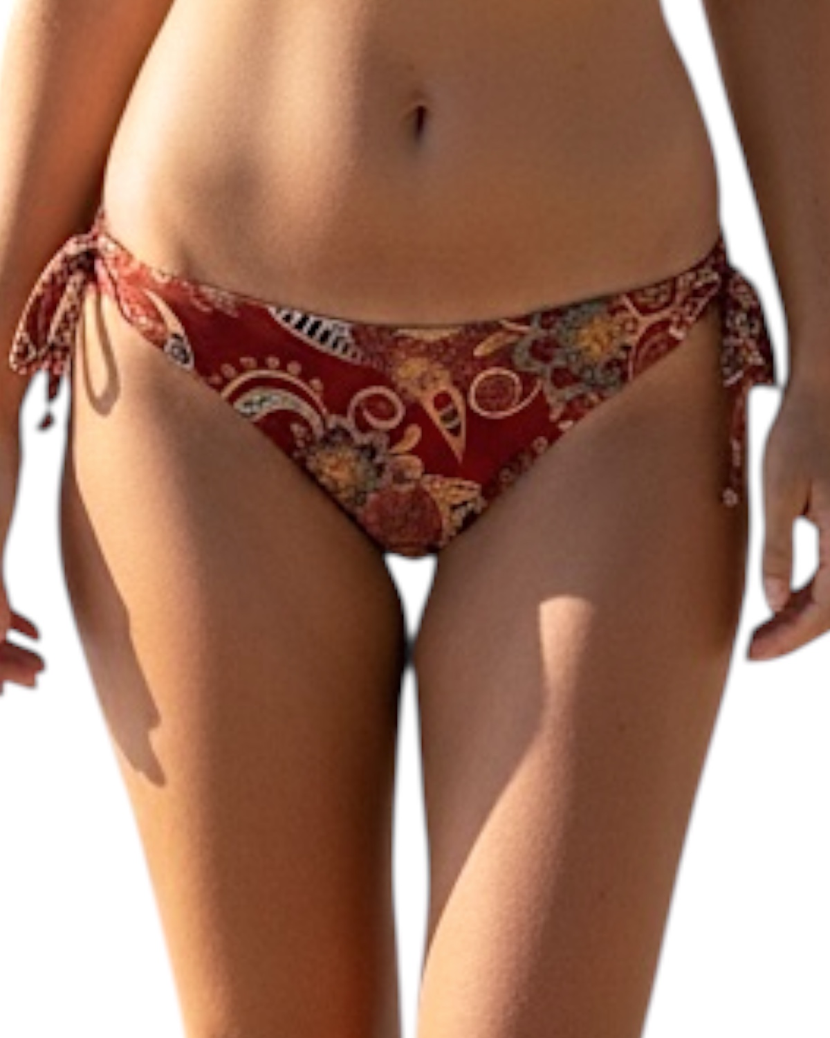 Tanga de Biquíni Lateral Estreita com Amarração Teba Liquor