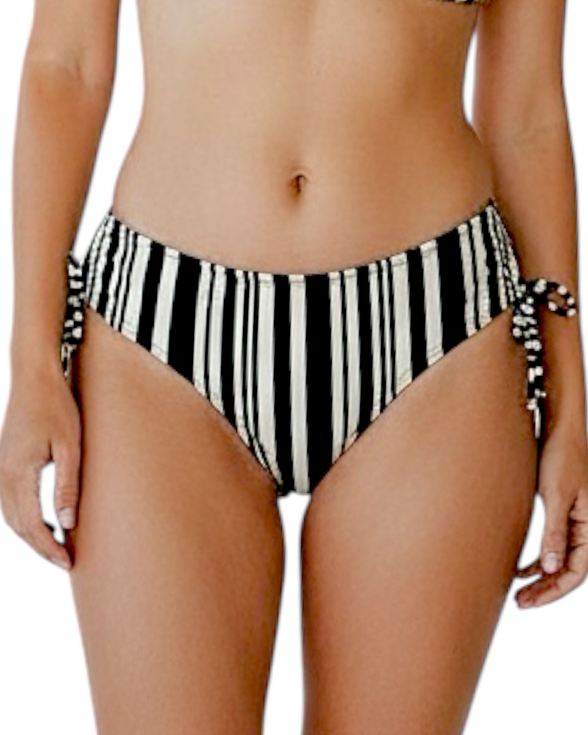 Tanga de Biquíni com Franzido Lateral Textura Atoalhada Duna