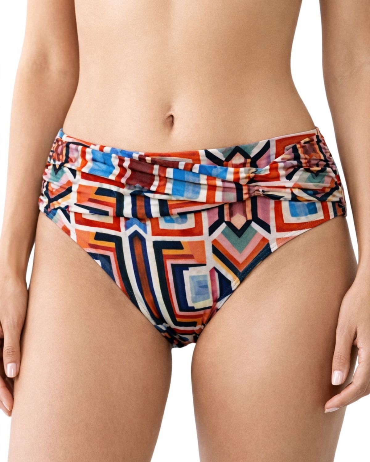 Tanga de biquíni com elo Frontal Tess