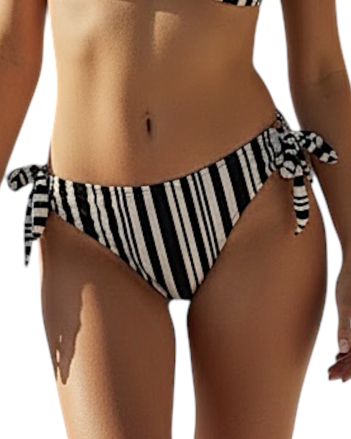 Tanga de Biquíni Amarração na Lateral Textura Atoalhada Duna